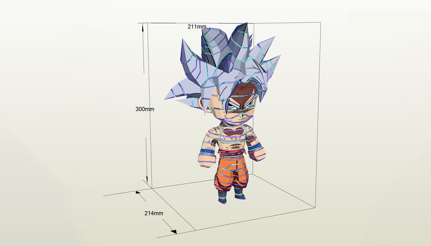 Interactive PaperCraft: Goku Vs Vegeta